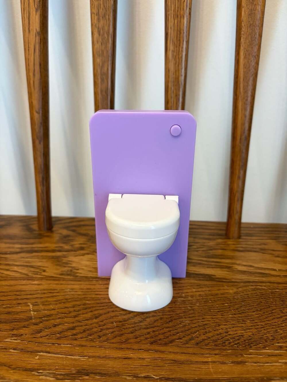 KidKraft Replacement Electronic Toy Toilet Purple White Dollhouse Accessory